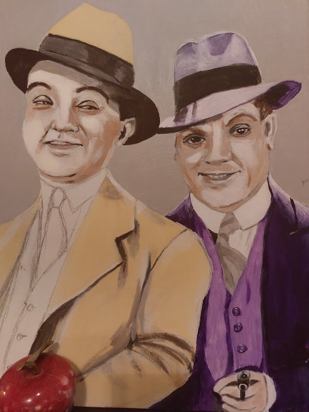 Edward G Robinson and James Cagney