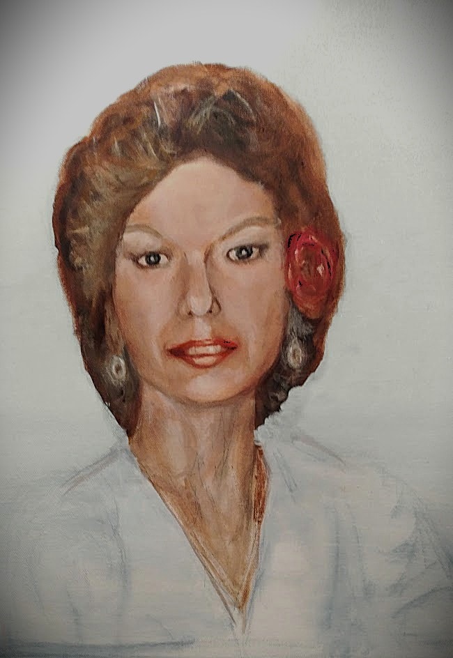 Joyce portrait painting